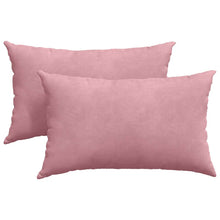 Sofa Kussens 2 pcs Roze 50 x 30 cm Katoen Stof