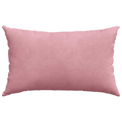 Sofa Kussens 2 pcs Roze 50 x 30 cm Katoen Stof