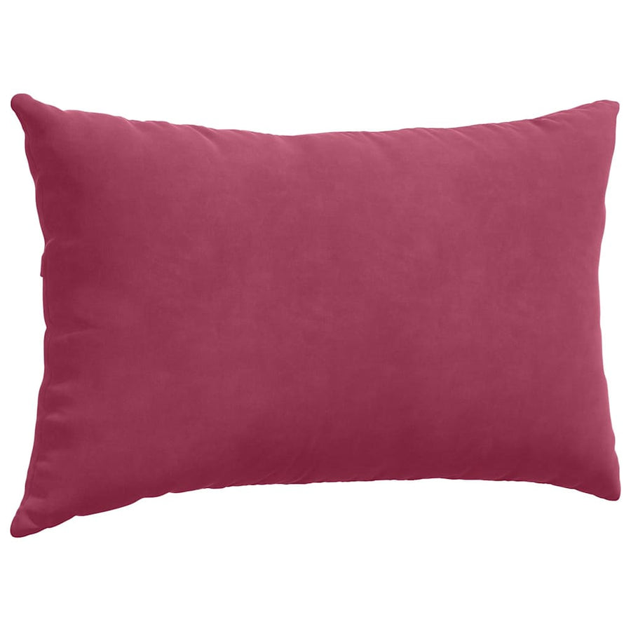 Sofa Kussens 2 pcs Wijnrood 50 x 30 cm Katoen Stof