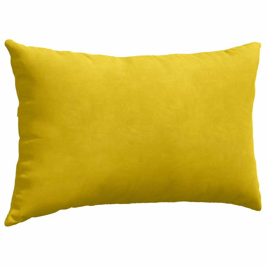 Sofa Kussens 2 pcs Geel 50 x 30 cm Katoen Stof