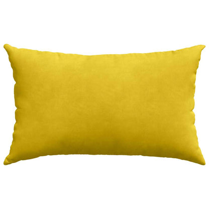 Sofa Kussens 2 pcs Geel 50 x 30 cm Katoen Stof