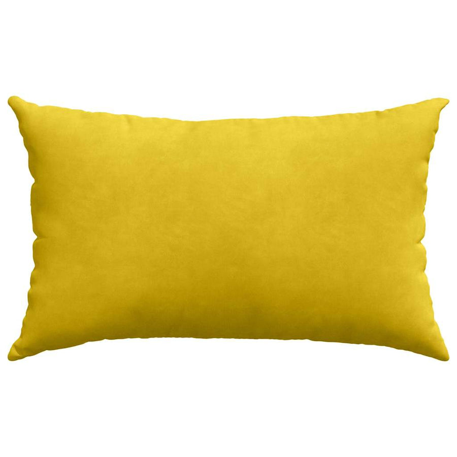 Sofa Kussens 2 pcs Geel 50 x 30 cm Katoen Stof