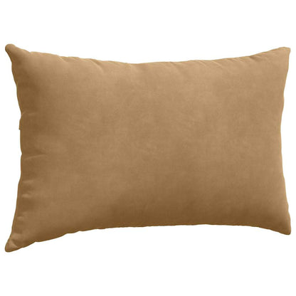 Sofa Kussens 2 pcs Bruin 50 x 30 cm Katoen Stof