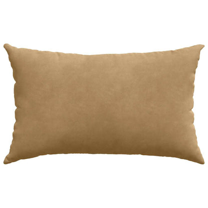 Sofa Kussens 2 pcs Bruin 50 x 30 cm Katoen Stof