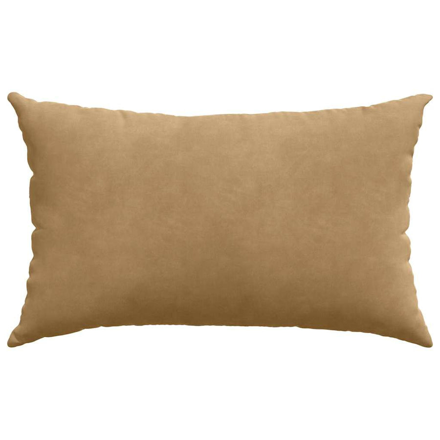 Sofa Kussens 2 pcs Bruin 50 x 30 cm Katoen Stof
