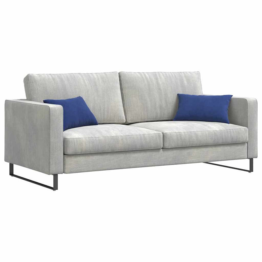 Sofa Kussens 2 pcs Politieblauw 50 x 30 cm Katoen Stof