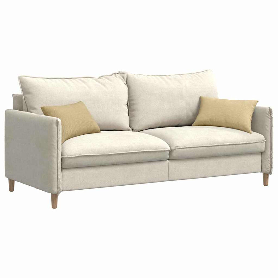 Sofa Kussens 2 pcs Grijs groen 50 x 30 cm Katoen Stof