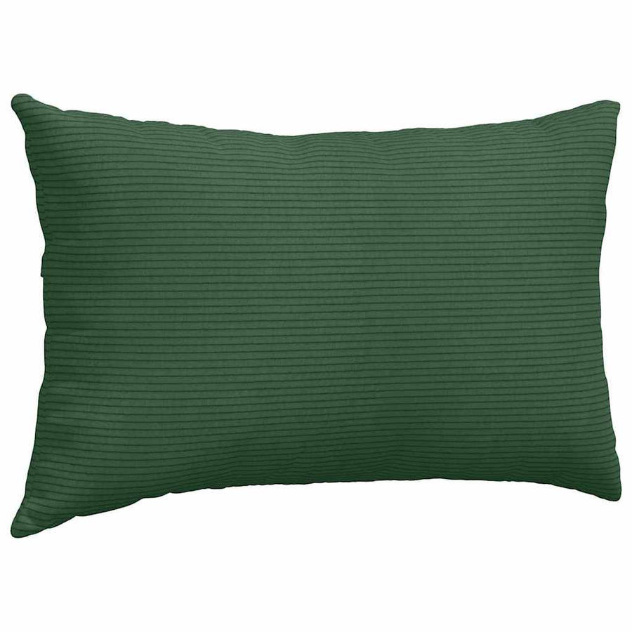 Sofa Kussens 2 pcs Donkergroen 50 x 30 cm Katoen Stof