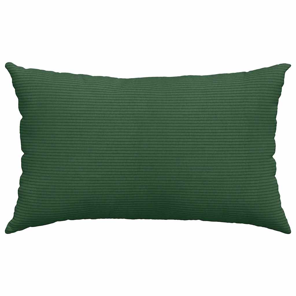 Sofa Kussens 2 pcs Donkergroen 50 x 30 cm Katoen Stof