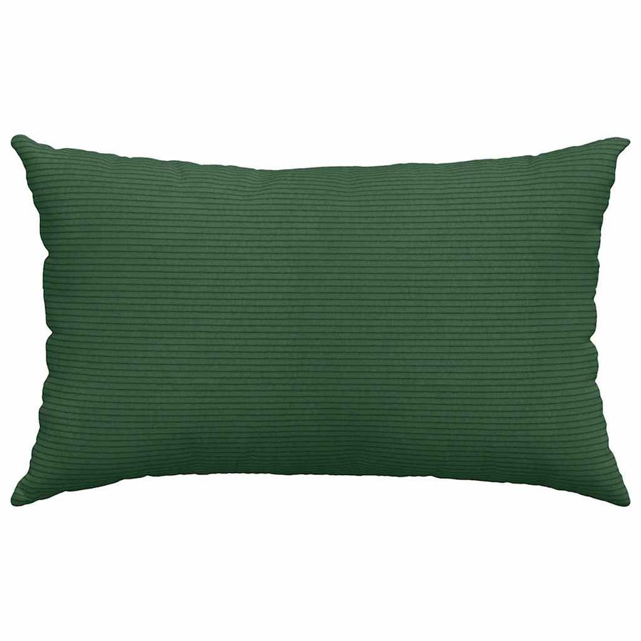 Sofa Kussens 2 pcs Donkergroen 50 x 30 cm Katoen Stof