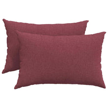 Sofa Kussens 2 pcs Wijnrood 40 x 60 cm