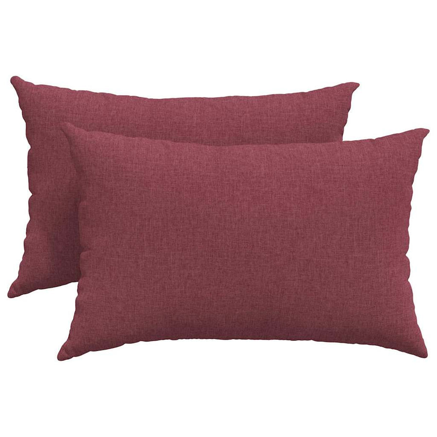 Sofa Kussens 2 pcs Wijnrood 40 x 60 cm