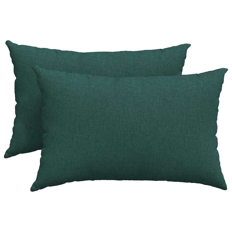 Sofa Kussens 2 pcs Donkergroen 40 x 60 cm