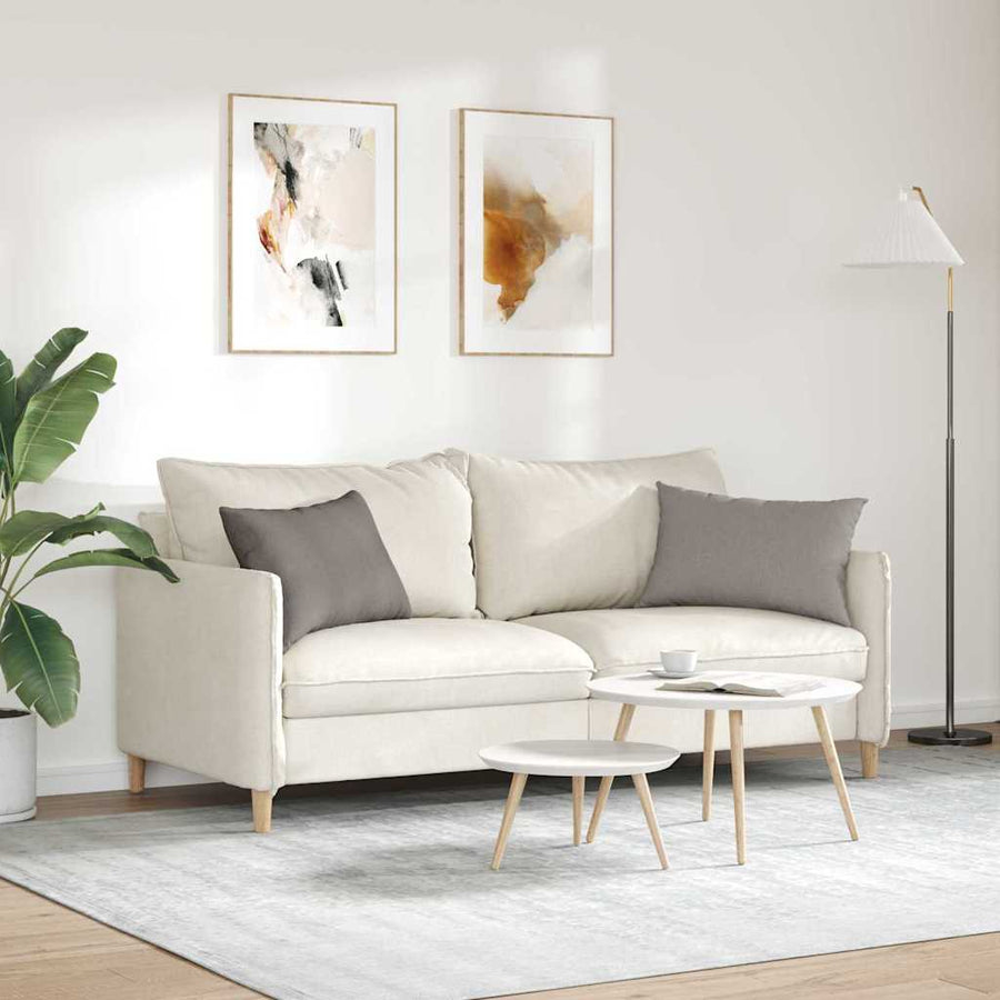 Sofa Kussens 2 pcs Taupe 40 x 60 cm