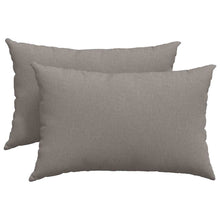 Sofa Kussens 2 pcs Taupe 40 x 60 cm
