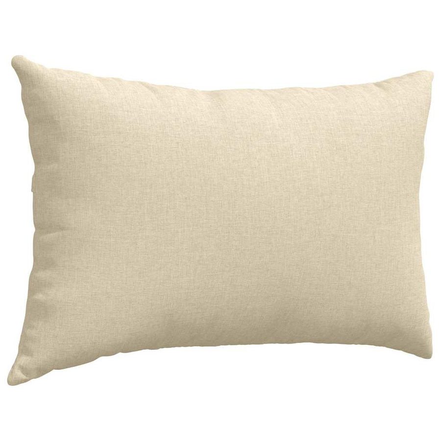 Sofa Kussens 2 pcs Crème 40 x 60 cm Stof