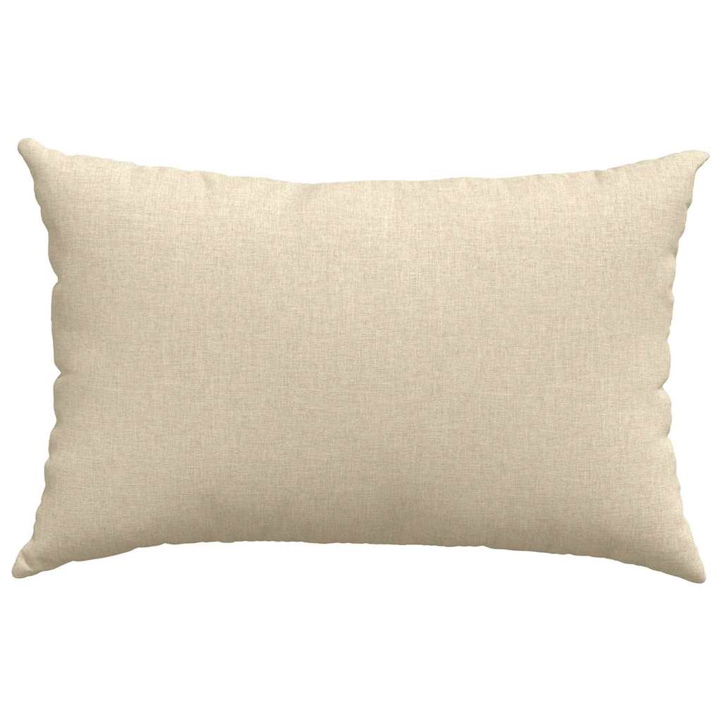 Sofa Kussens 2 pcs Crème 40 x 60 cm Stof