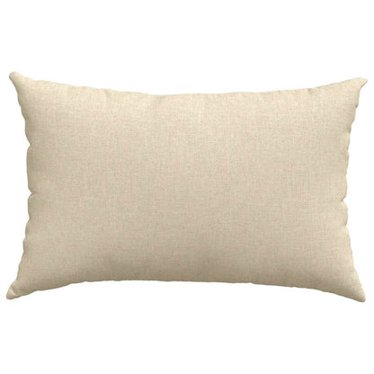 Sofa Kussens 2 pcs Crème 40 x 60 cm Stof