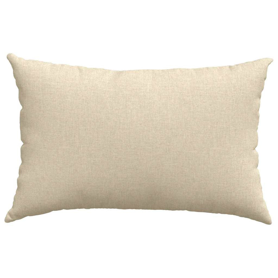 Sofa Kussens 2 pcs Crème 40 x 60 cm Stof