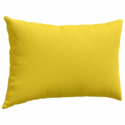 Sofa Kussens 2 pcs Lichtgeel 40 x 60 cm Stof