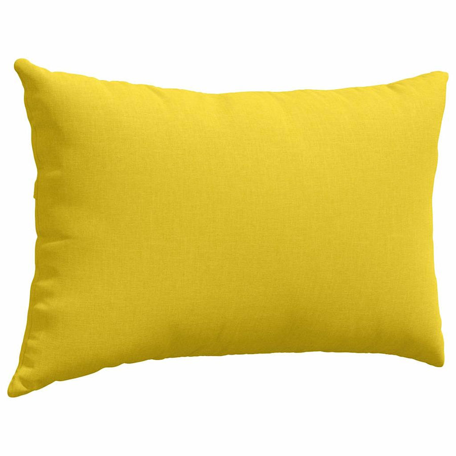 Sofa Kussens 2 pcs Lichtgeel 40 x 60 cm Stof