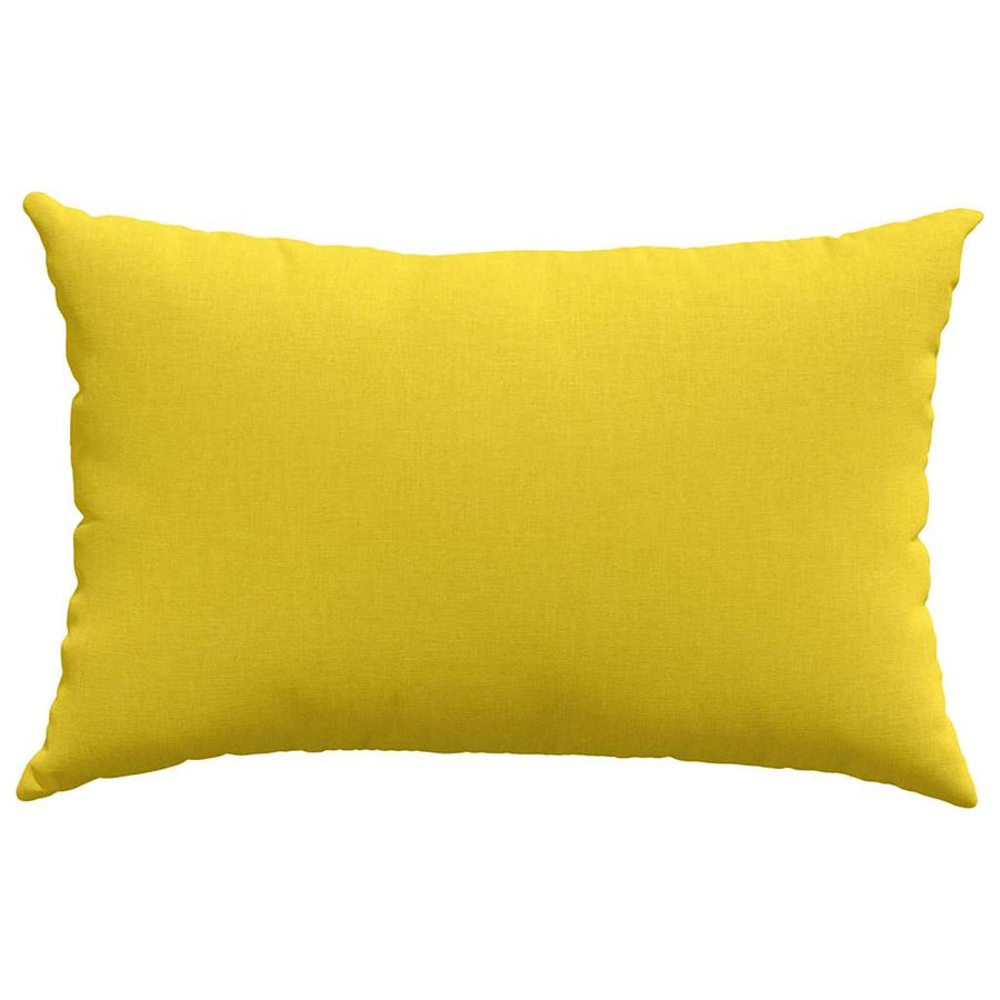 Sofa Kussens 2 pcs Lichtgeel 40 x 60 cm Stof