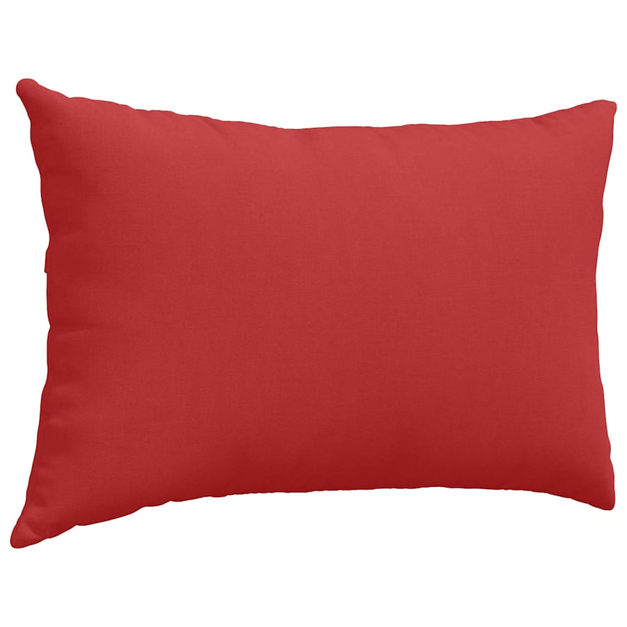 Sofa Kussens 2 pcs Rood 40 x 60 cm Stof