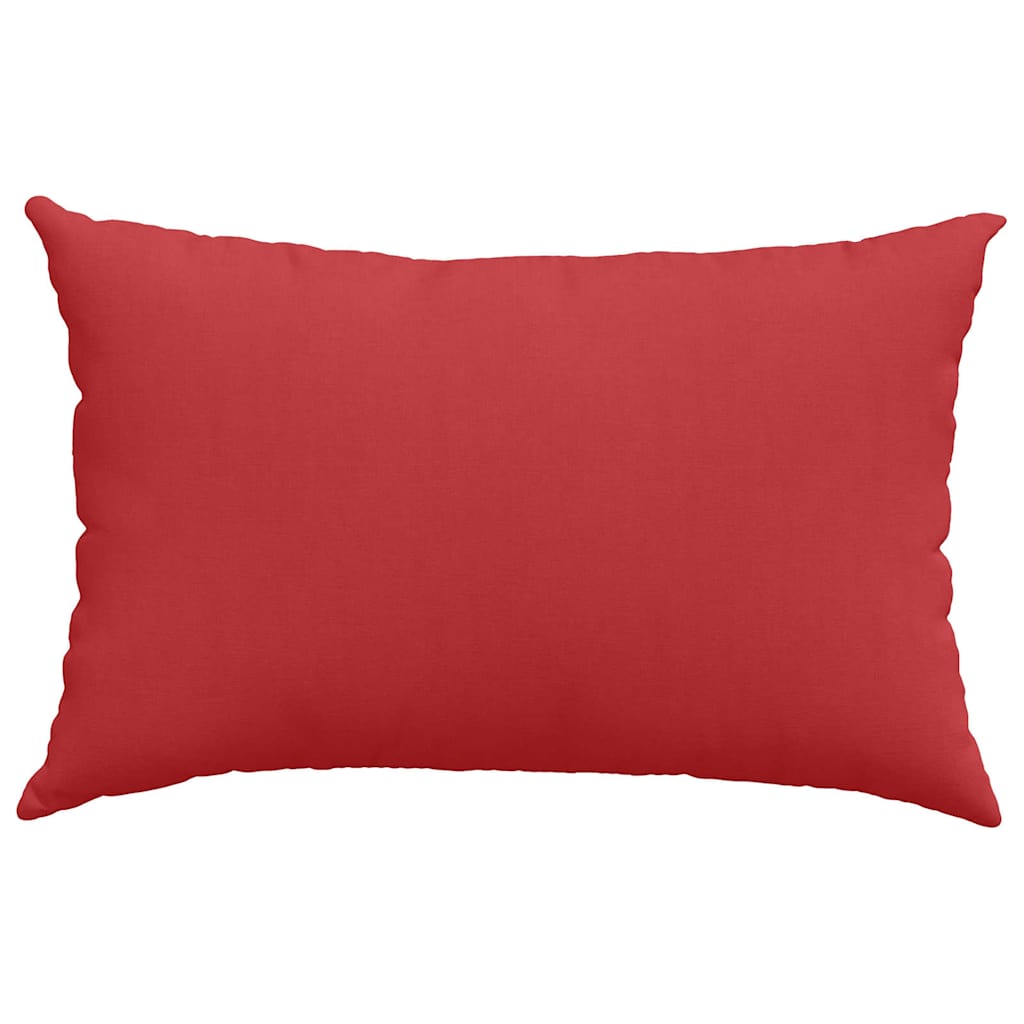 Sofa Kussens 2 pcs Rood 40 x 60 cm Stof