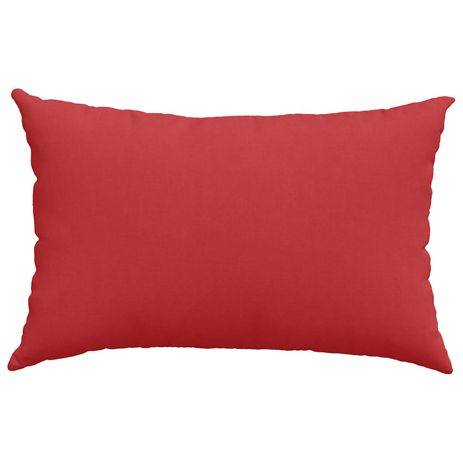 Sofa Kussens 2 pcs Rood 40 x 60 cm Stof