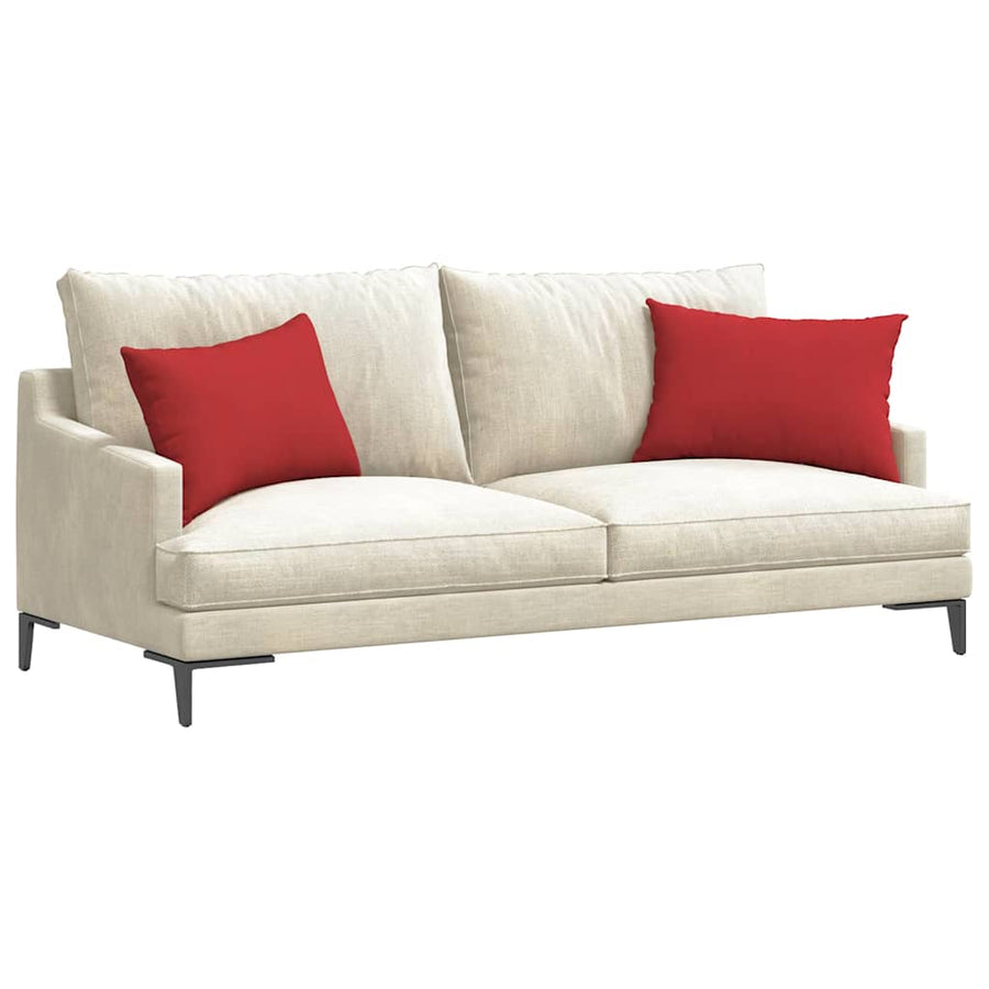 Sofa Kussens 2 pcs Rood 40 x 60 cm Stof