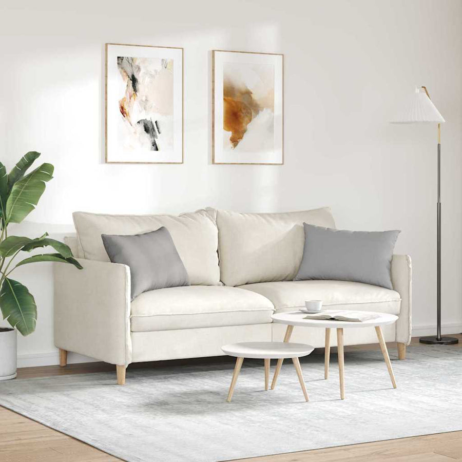 Sofa Kussens 2 pcs Grijs 40 x 60 cm Stof