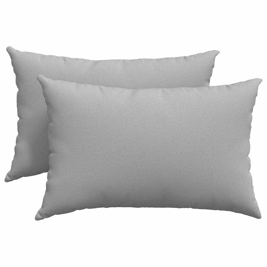 Sofa Kussens 2 pcs Grijs 40 x 60 cm Stof