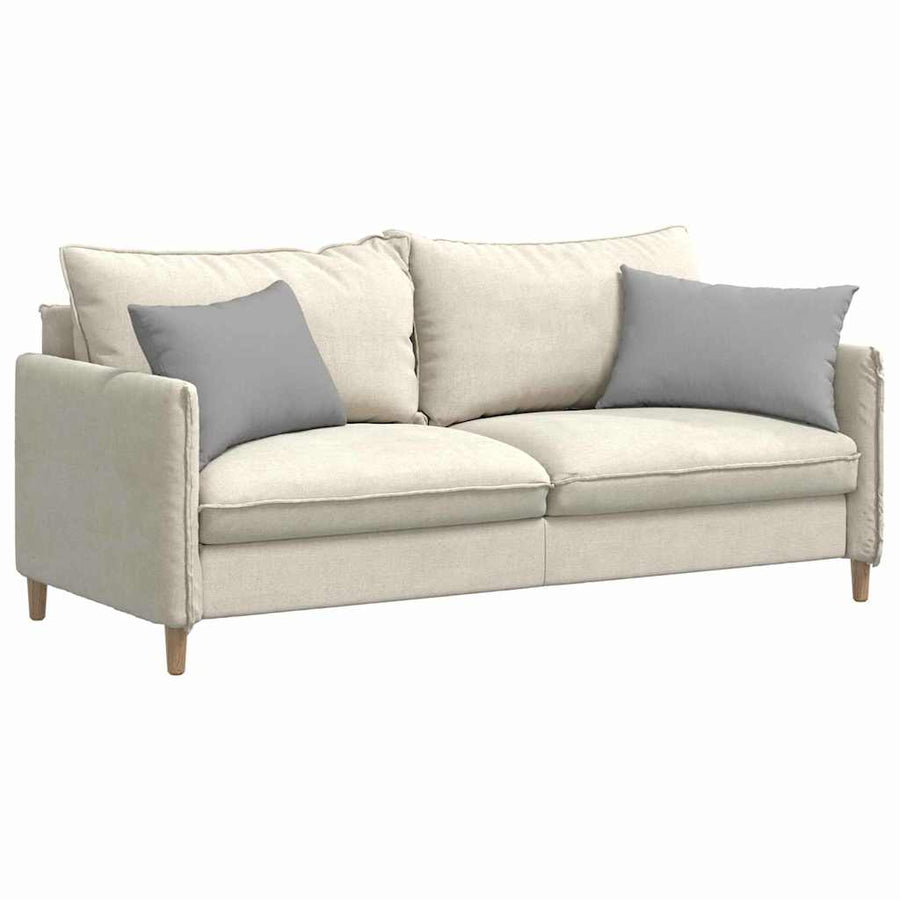 Sofa Kussens 2 pcs Grijs 40 x 60 cm Stof