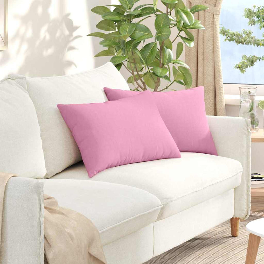 Sofa Kussens Roze Stof