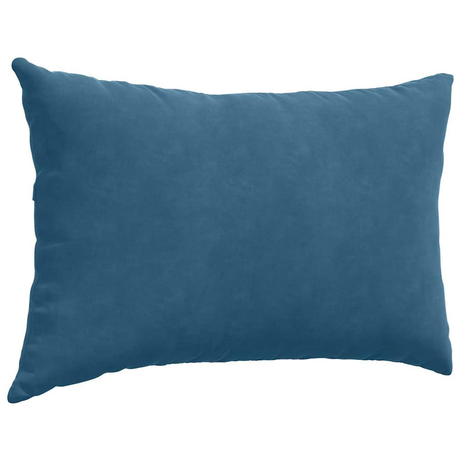Sofa Kussens 2 pcs Blauw 60 x 40 cm Katoen Stof