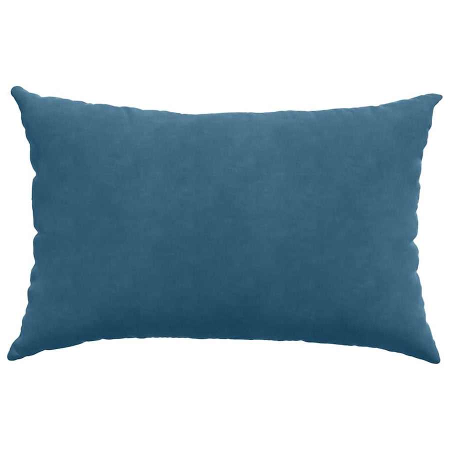 Sofa Kussens 2 pcs Blauw 60 x 40 cm Katoen Stof