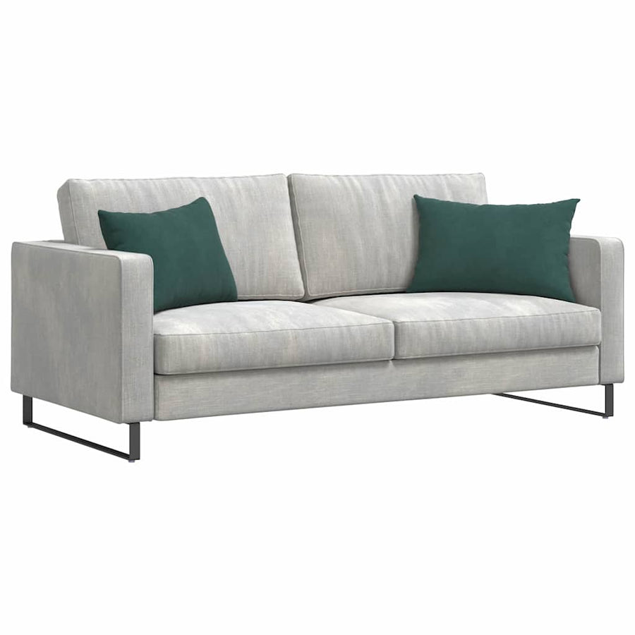 Sofa Kussens 2 pcs Donkergroen 60 x 40 cm Katoen Stof