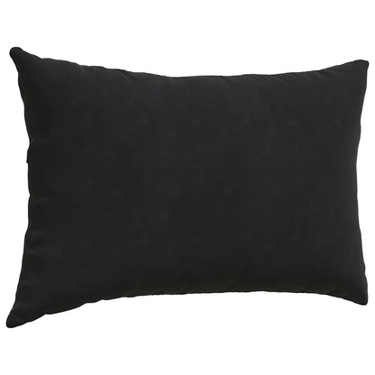 Sofa Kussens 2 pcs Zwart 60 x 40 cm Katoen Stof