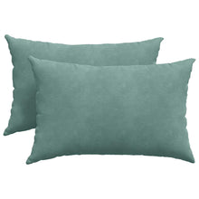 Sofa Kussens 2 pcs Zeegroen 60 x 40 cm Katoen Stof