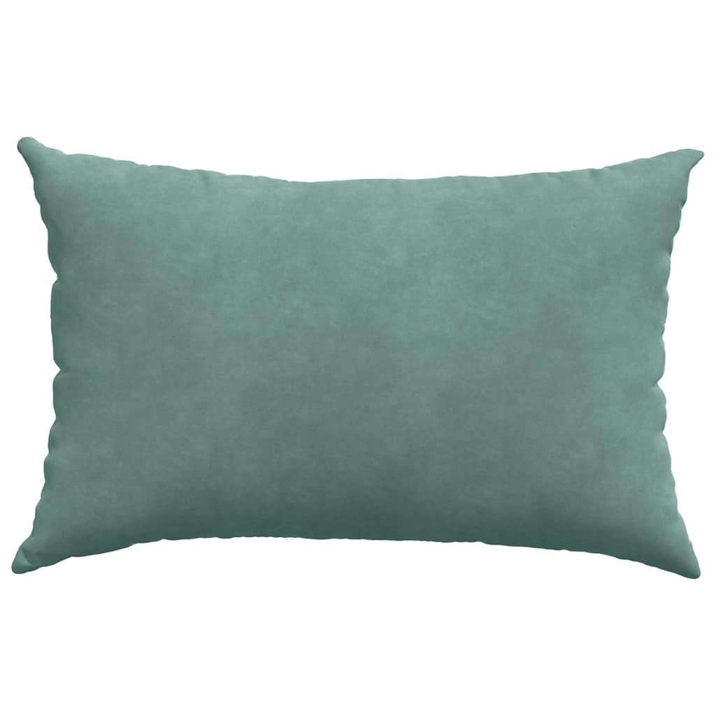 Sofa Kussens 2 pcs Zeegroen 60 x 40 cm Katoen Stof