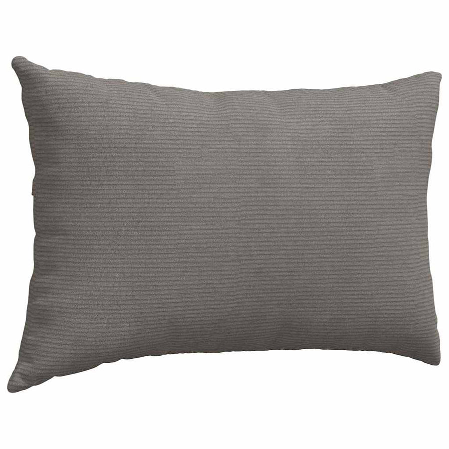 Sofa Kussens 2 pcs Lichtgrijs 60 x 40 cm Katoen Stof