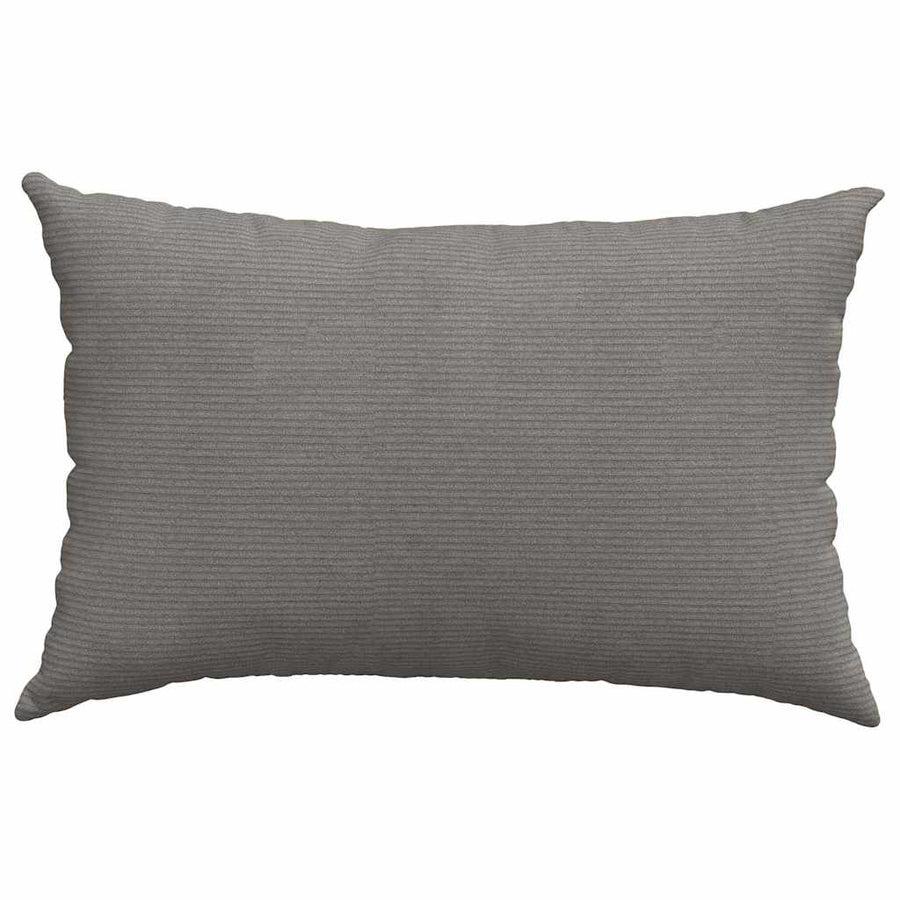 Sofa Kussens 2 pcs Lichtgrijs 60 x 40 cm Katoen Stof
