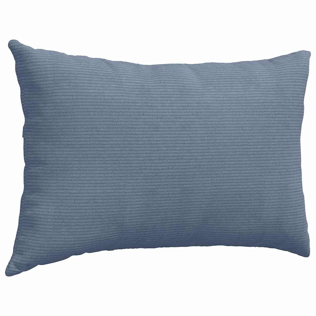 Sofa Kussens 2 pcs Blauw 60 x 40 cm Katoen Stof