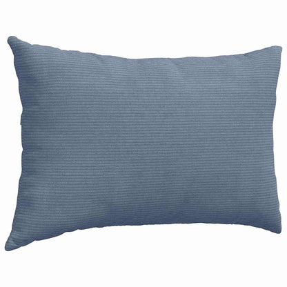 Sofa Kussens 2 pcs Blauw 60 x 40 cm Katoen Stof