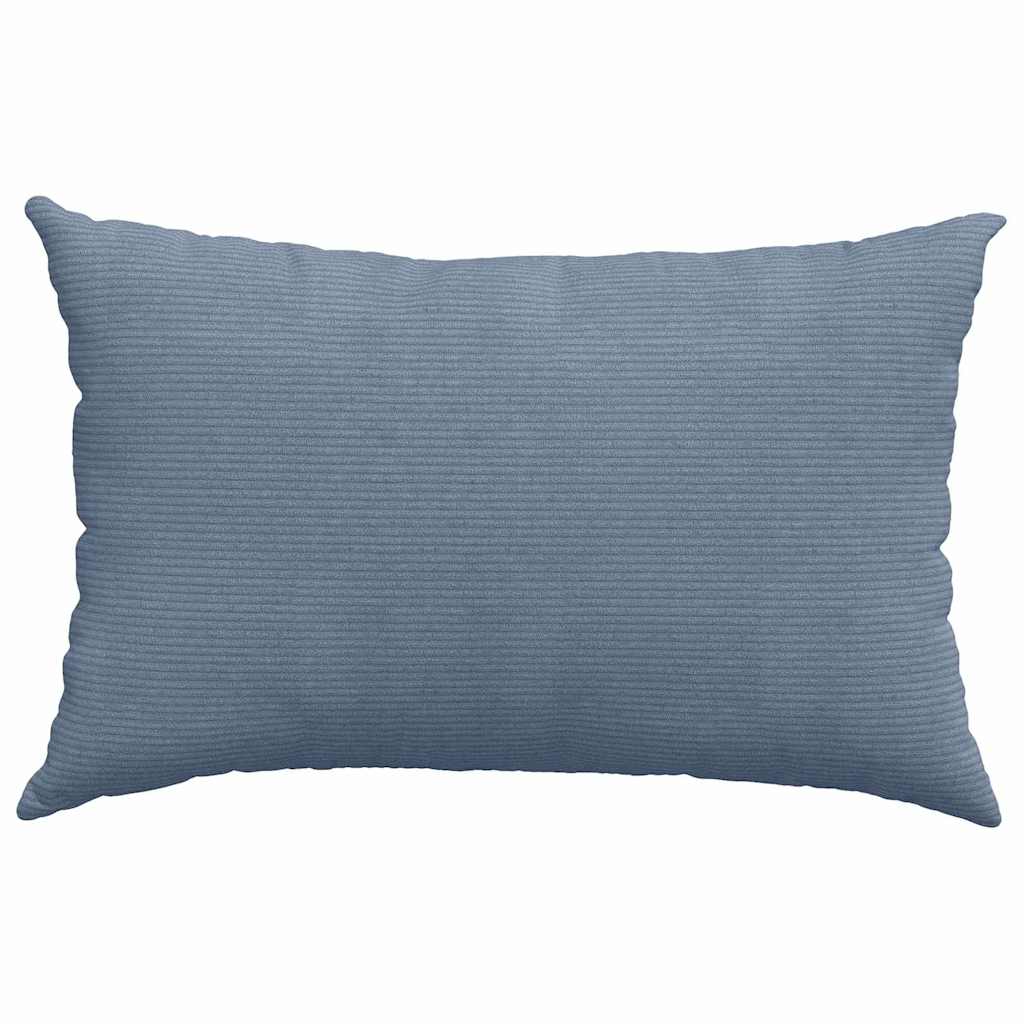 Sofa Kussens 2 pcs Blauw 60 x 40 cm Katoen Stof