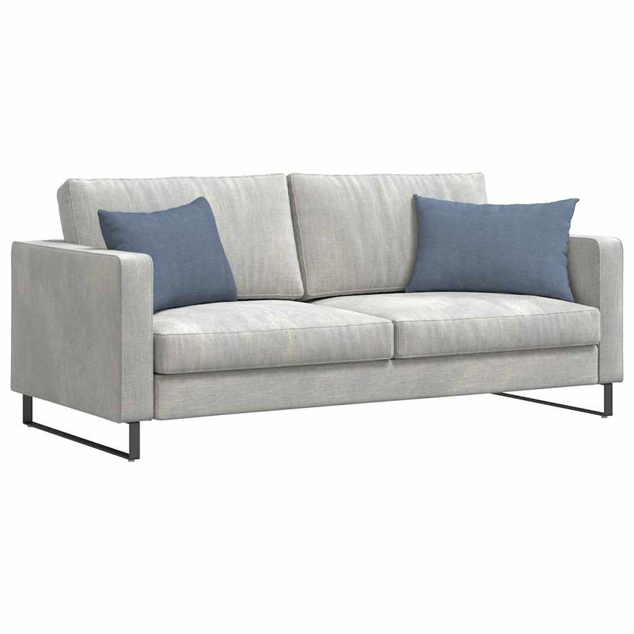 Sofa Kussens 2 pcs Blauw 60 x 40 cm Katoen Stof