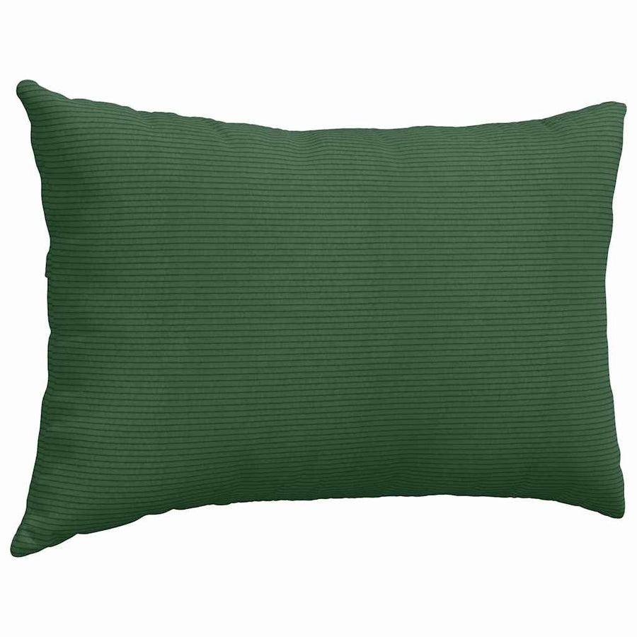 Sofa Kussens 2 pcs Donkergroen 60 x 40 cm Katoen Stof