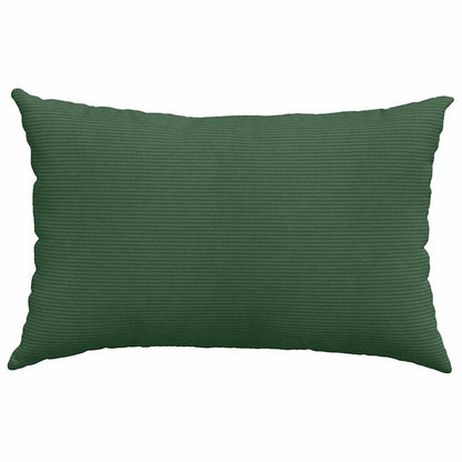 Sofa Kussens 2 pcs Donkergroen 60 x 40 cm Katoen Stof
