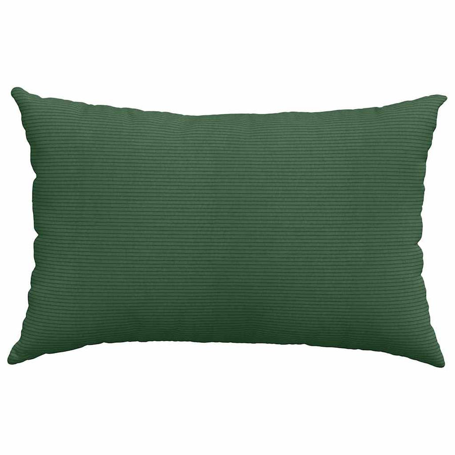 Sofa Kussens 2 pcs Donkergroen 60 x 40 cm Katoen Stof