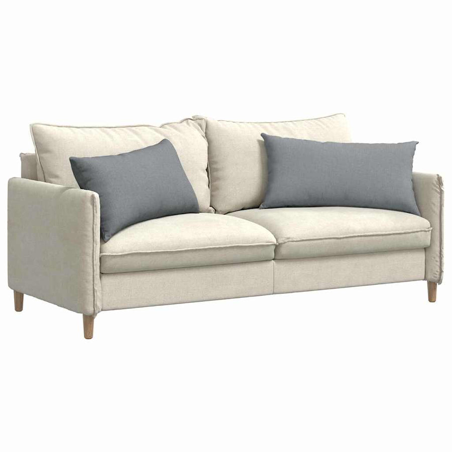 Sofa Kussens Lichtgrijs Stof